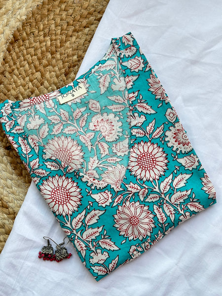 Sky sunflower peplum top - Jonaya