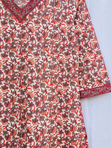 Long Rozana Kurti by Jonaya