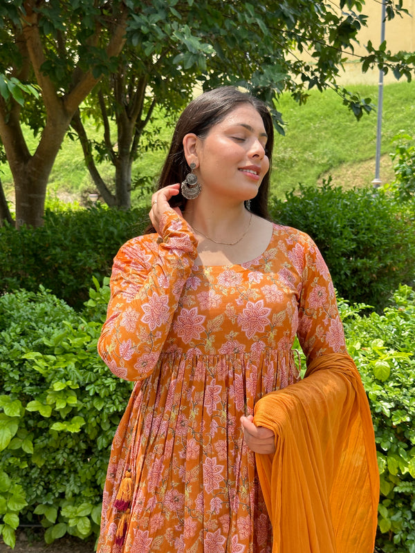 Joyfull Mustard Gher Suit Set - Jonaya