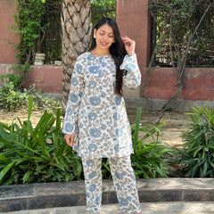 White sky co-ord set - Jonaya