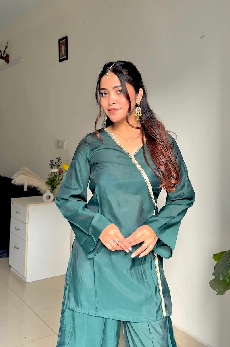 Perfect mehndi indo western coord set Jonaya