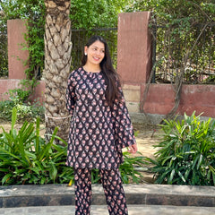 Cola black Co-ord set - Jonaya