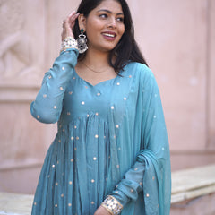 Pista Mirror Festive Flare suit set Jonaya