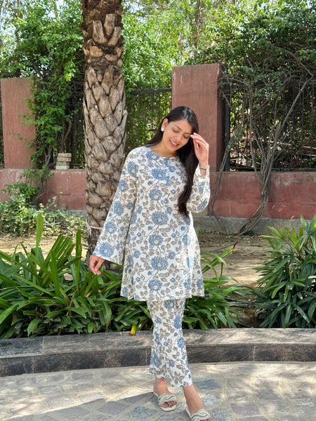 White sky co-ord set - Jonaya