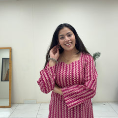Meganta beige short Kurti Jonaya