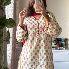 Pearl marigold Farshi set Jonaya