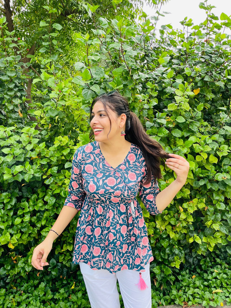 Elegant Angrakha Kurti for women
