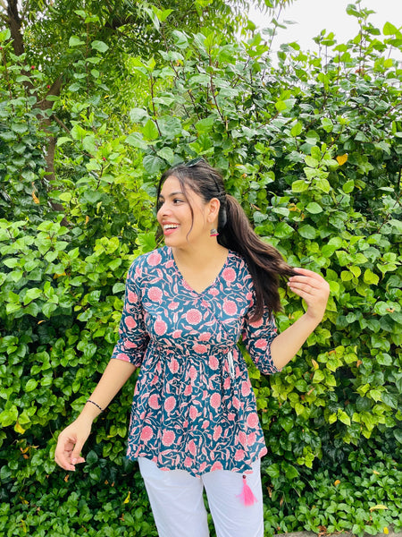 Elegant Angrakha Kurti for women