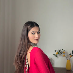 Rose blooming heavy Anarakali Jonaya