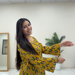 Yellow haze short Kurti Jonaya