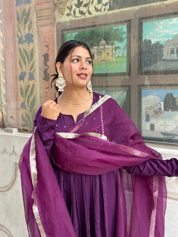 Luxury Purple Suit Set - Jonaya