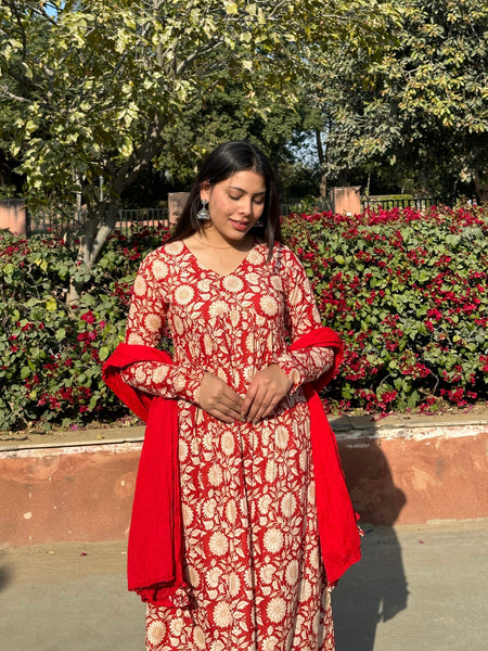 Gulab mohini suit set - Jonaya