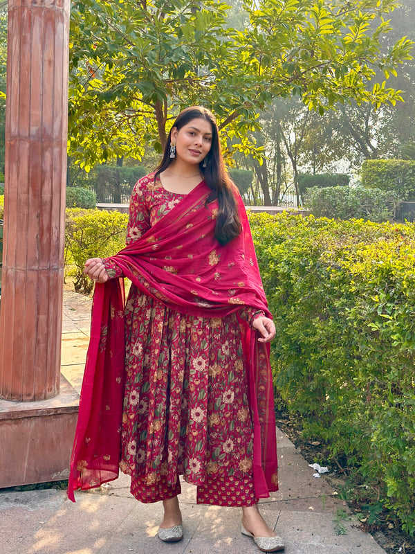 Summer Pink Flare Suit Set - Jonaya