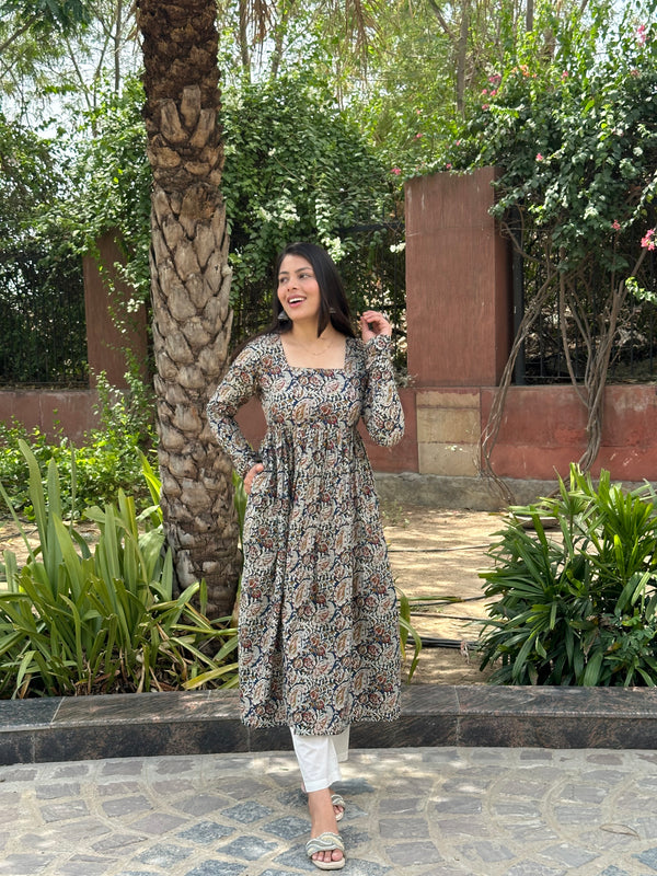 Summer Crush Full Sleeves Kameez - Jonaya