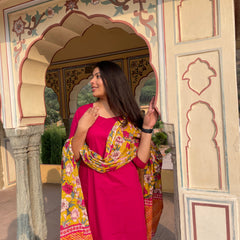 Sold pink Floral set - Jonaya