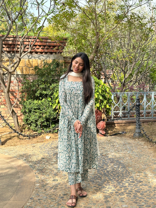 Ocean Green Gher Suit Set - Jonaya