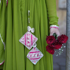 Mehndi Georgette Anarkali set Jonaya