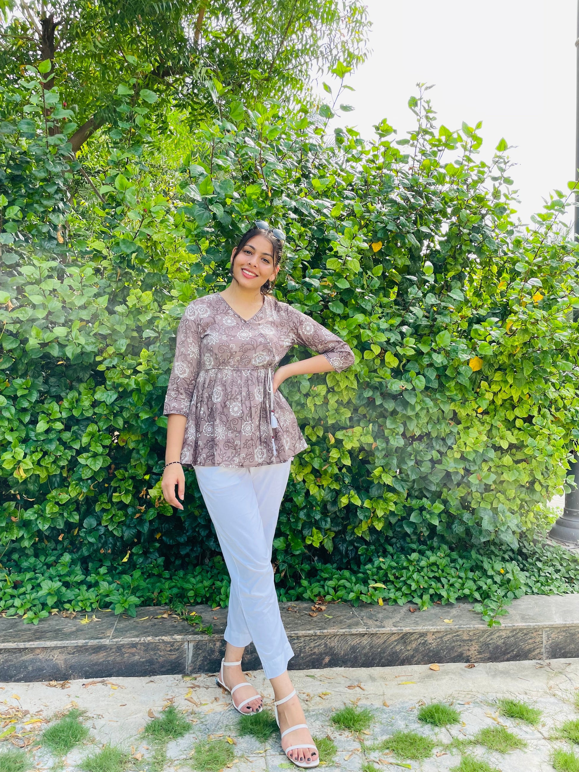 Elegant Angrakha Kurti by Jonaya