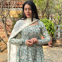 Ocean green paisley gher suit set - Jonaya