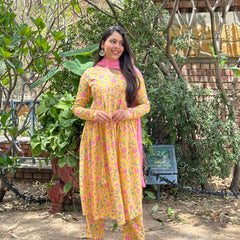 Warm yellow suit set - Jonaya