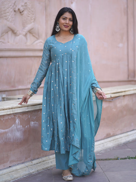 Pista Mirror Festive Flare suit set Jonaya