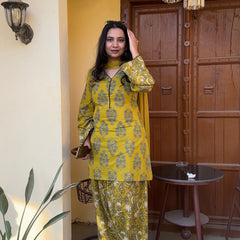 Spring Green black Farshi set