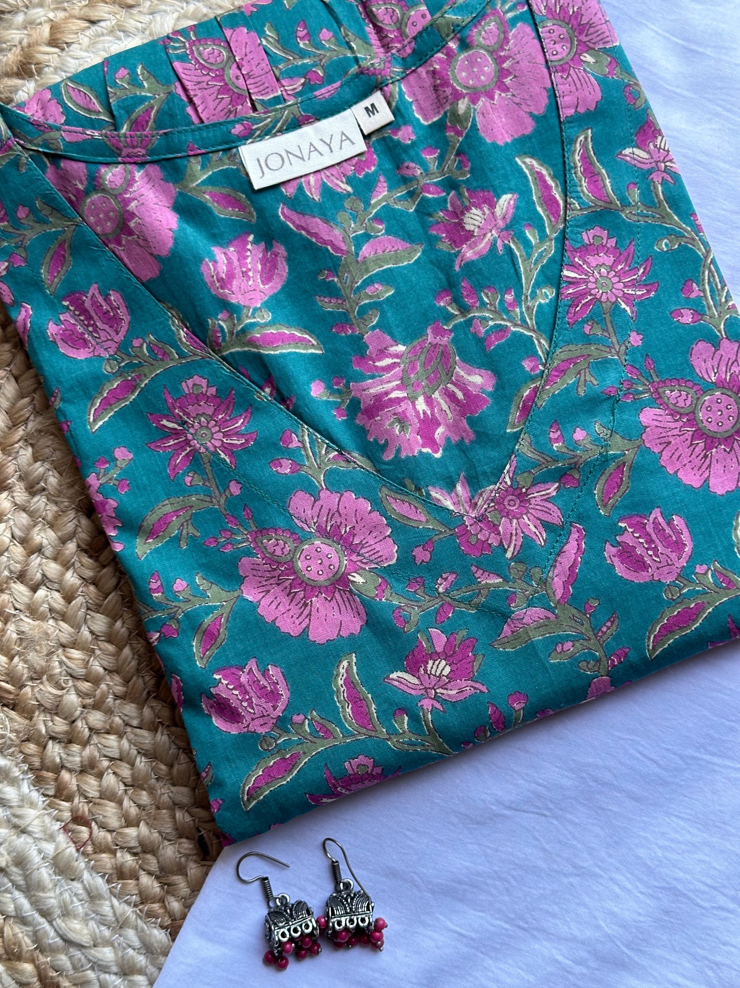 Rama floral full sleeves Peplum top
