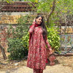 Joyfull Red suit set - Jonaya
