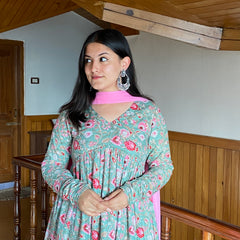 Pista Green Gher Suit Set - Jonaya