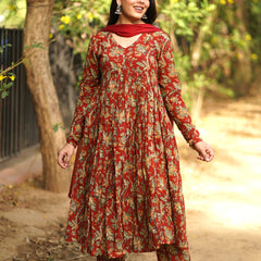 Red Garden Alia Cut Suit Set Jonaya