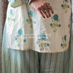 Turquoise Green farshi salwar set Jonaya