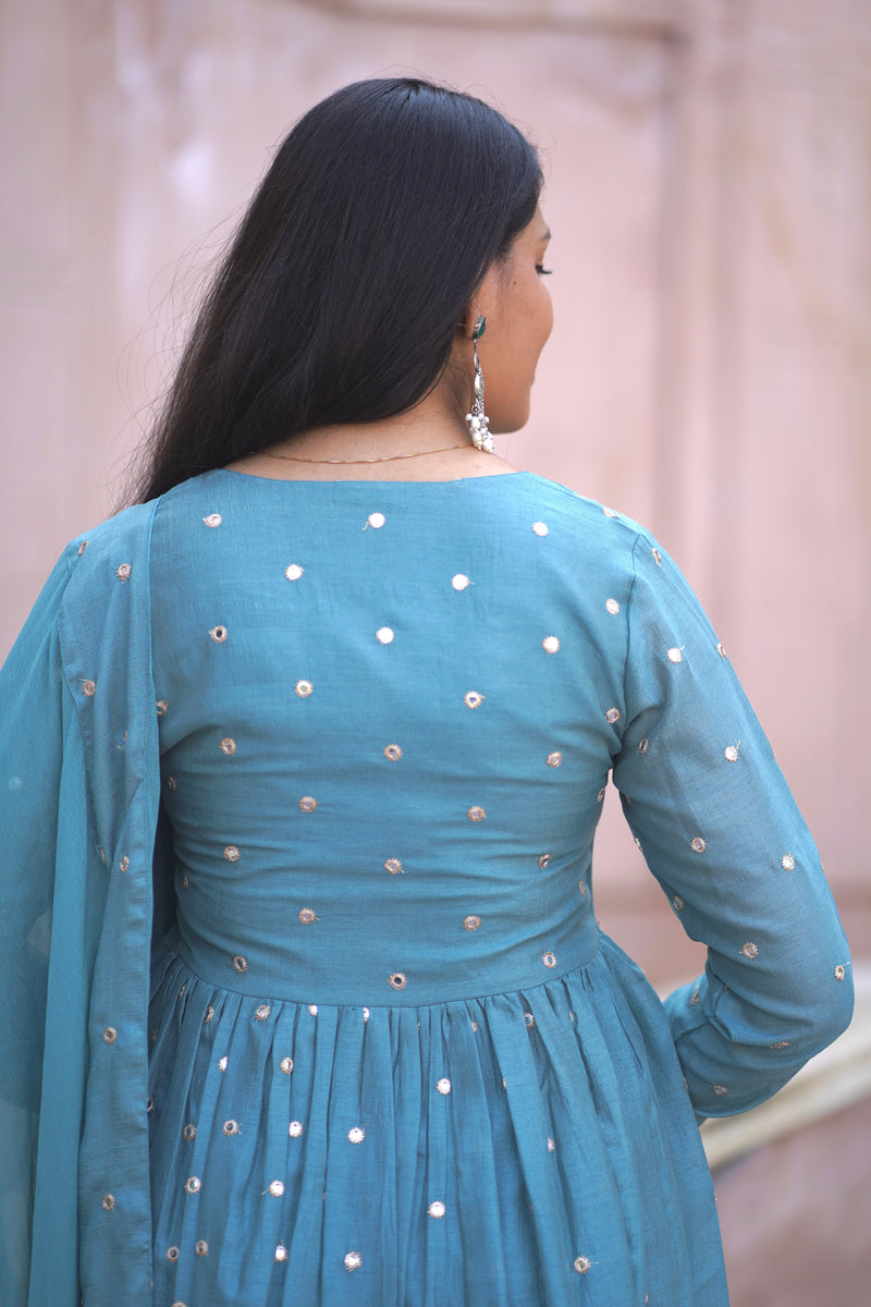 Pista Mirror Festive Flare suit set Jonaya