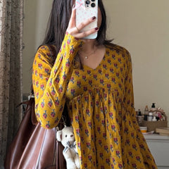 Charming Red Lotus Full Sleeves Peplum top - Jonaya