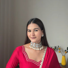 Rose blooming heavy Anarakali Jonaya