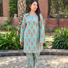 Glowing Green co-ord set - Jonaya