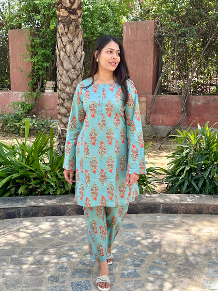 Glowing Green co-ord set - Jonaya