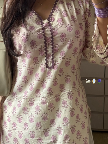 Purple love pakistani kurti Jonaya