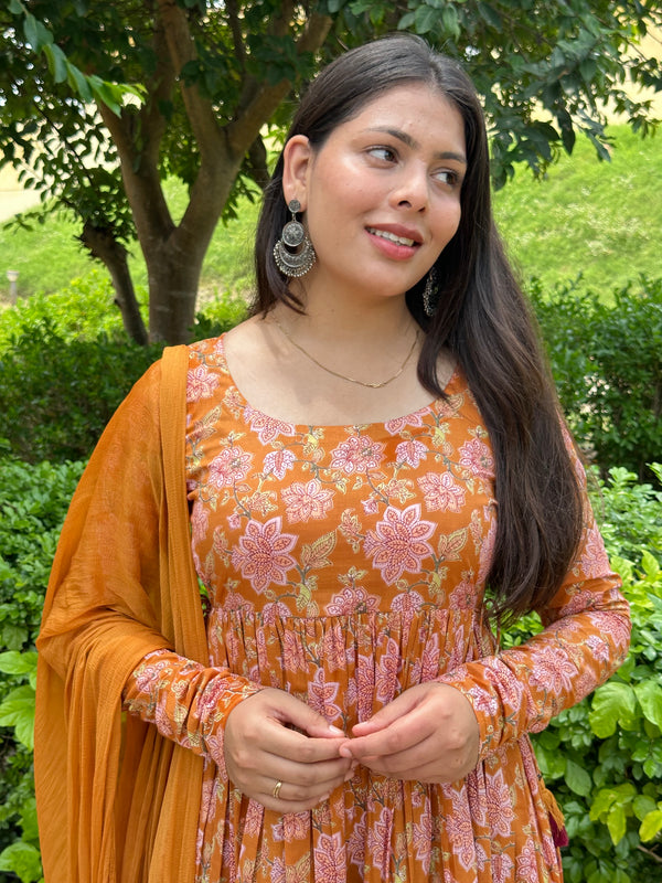 Joyfull Mustard Gher Suit Set - Jonaya