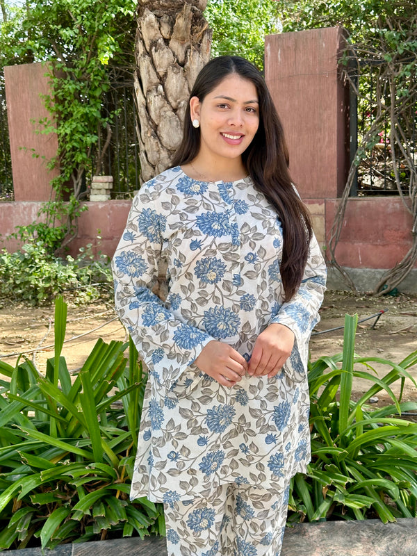 White Sky Co-ord Set - Jonaya