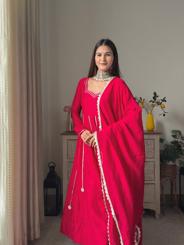 Rose blooming heavy Anarakali Jonaya