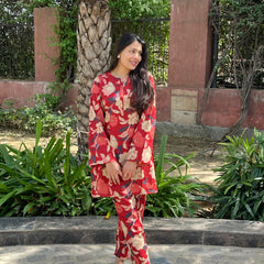 Gorgeous Red co-ord set - Jonaya