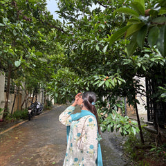 Turquoise Green Farshi Salwar Set Jonaya