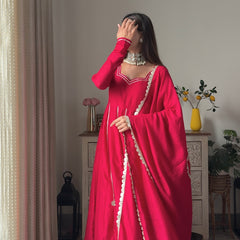 Rose blooming heavy Anarakali Jonaya