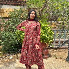 Joyfull Red suit set - Jonaya
