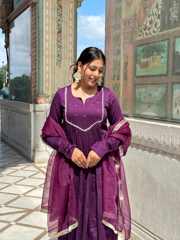 Luxury Purple Suit Set - Jonaya