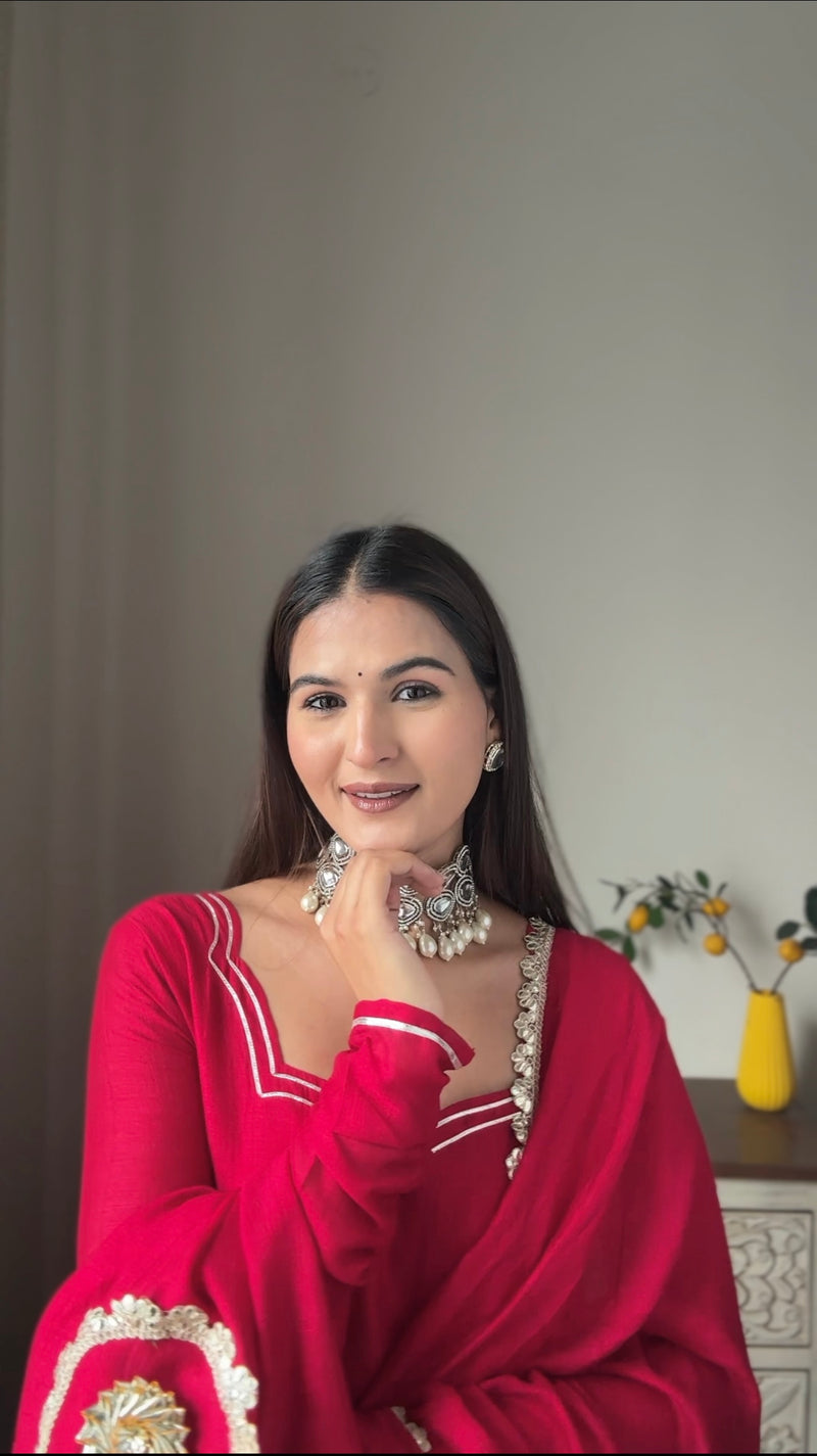 Rose blooming heavy Anarakali Jonaya