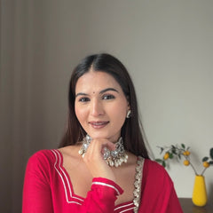 Rose blooming heavy Anarakali Jonaya