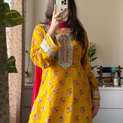 Pista Ladoo Farshi salwaar set Jonaya