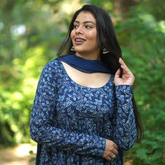 Indigo baag flare suit set Jonaya