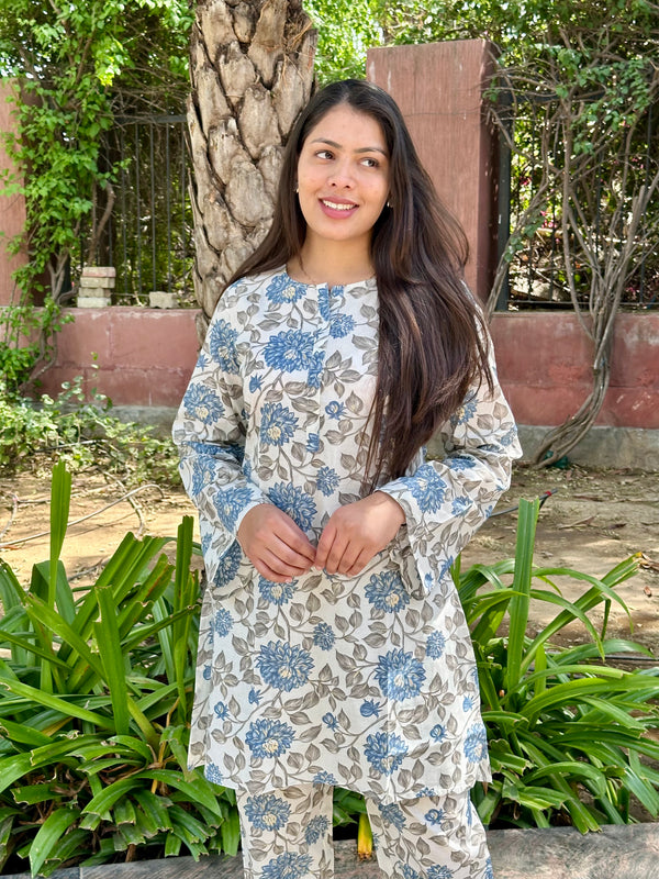 White Sky Co-ord Set - Jonaya